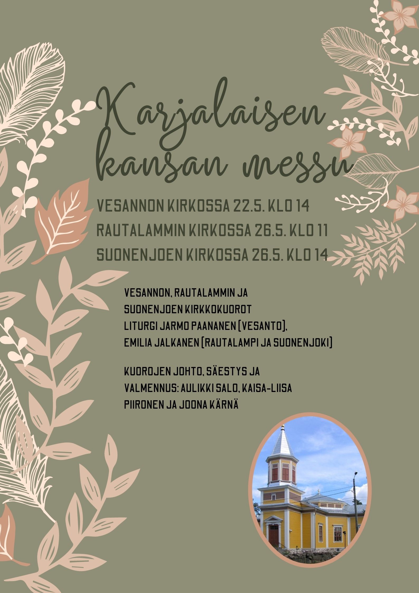 Karjalaisen kansan messu Vesannon kirkossa